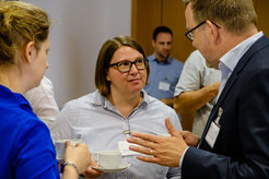 (ltr) Verena Steller (U Frankfurt), Anna Katharina Mangold (U Frankfurt), Morten Rasmussen (U Copenhagen)