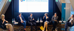 ltr: Dr. Regina Oehler, Dr. Moritz Helmstaedter, Prof. Dr. Pascal Fries , Prof. Dr. Melanie Wald-Fuhrmann , Prof. Dr. Gerhard Hummer, Prof. Dr. Thomas Duve