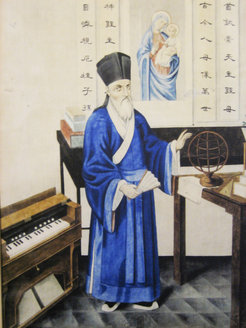 Matteo Ricci in Chinese robes (unknown artist)