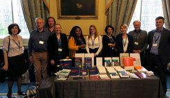 This year's book table with representatives of our institute and interested colleagues
