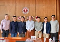 From left to right: Fupeng Li (MPI); Qianfan Zhang, PhD student in public law at Universität Freiburg; Pingliang Ge, Asscociate Professor in commercial law, CUPL; Thomas Duve; Tong Xue, Assistant Professor in international law, CUPL; Dongyang Zhang, Assistant Professor in administrative law, CUPL; Yihao Guo, Assistant Professor in Legal History, CUPL.
