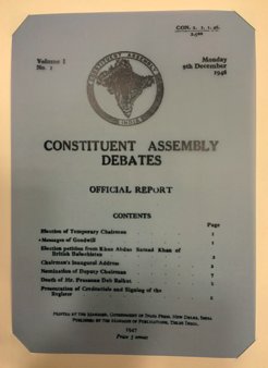 Report of the Indian Constituent Assembly Debates (1947)