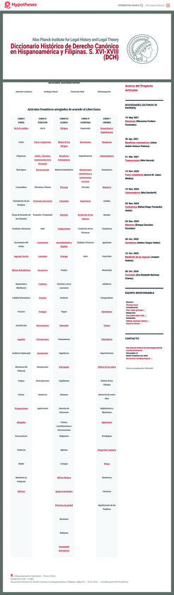 Screenshot DCH Blog