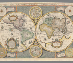 Mariette, Pierre-Jean, Nova Totius Terrarum Orbis Geographica Ac Hydrographica Tabula, 1642, David Rumsey Historical Map Collection.