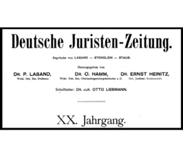 Jour Fixe extraordinaire: Jean-Louis Halpérin: History of the "Juristenstand" in Germany during the 19<sup>th</sup> and 20<sup>th</sup> Centuries